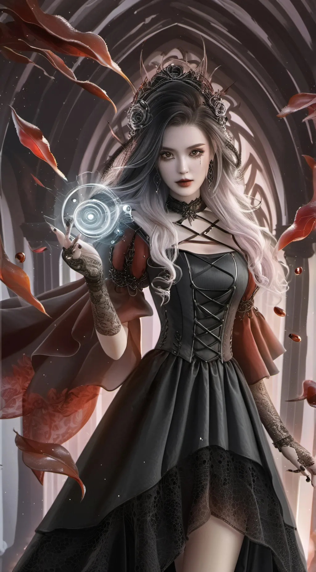 ai character: vampire queen the3 background