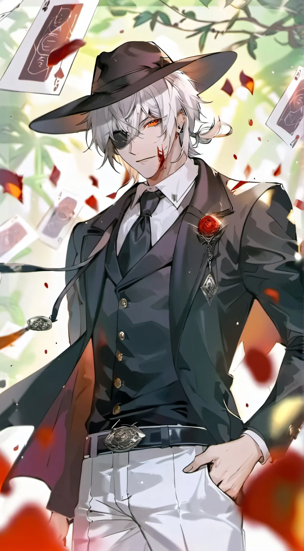 ai character: Xavier  background