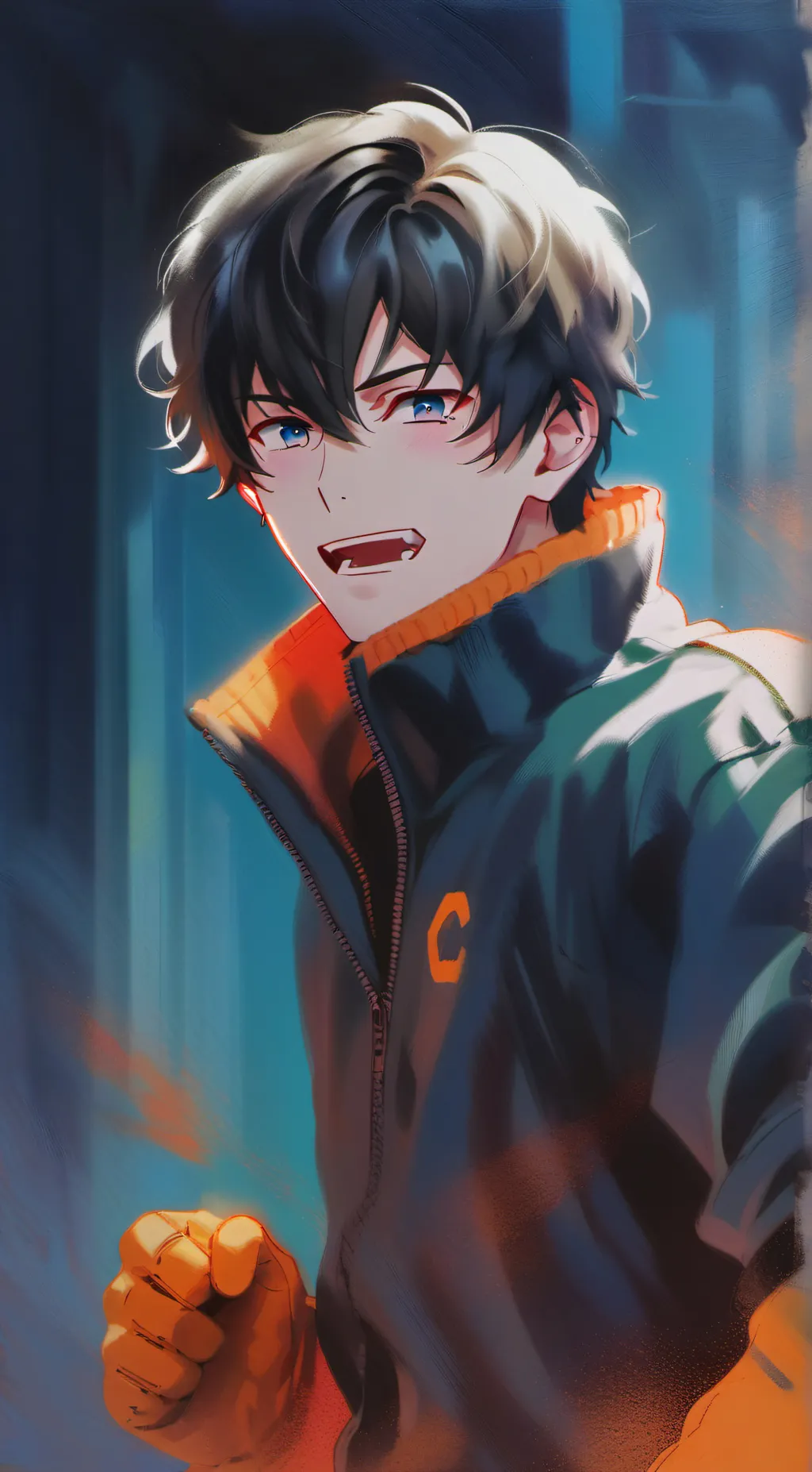 ai character: Ren Shiranami  background