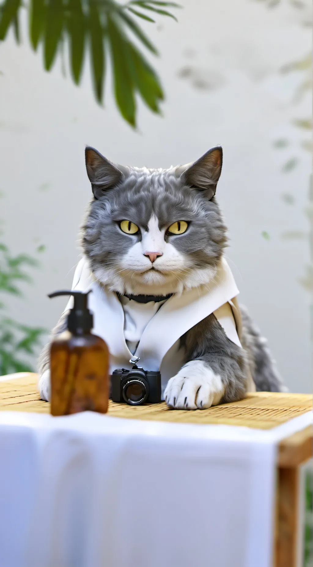 ai character: the hygenal cat background