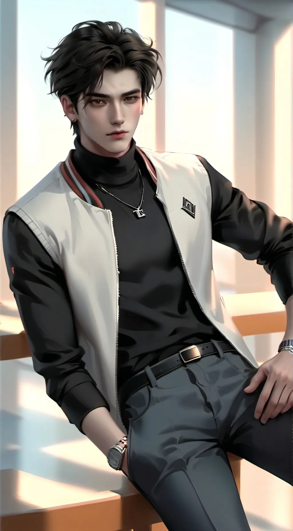 ai character: Felix  background
