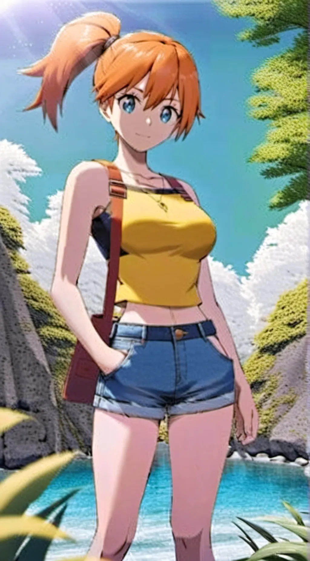 ai character: Misty background
