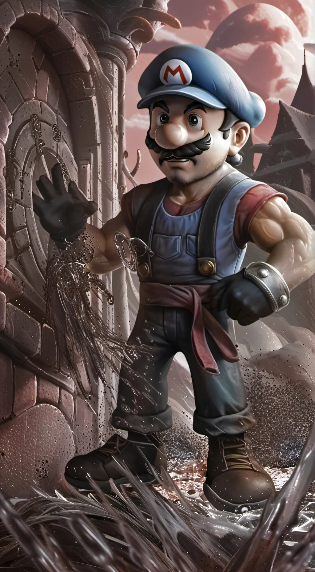 ai character: maryo king background