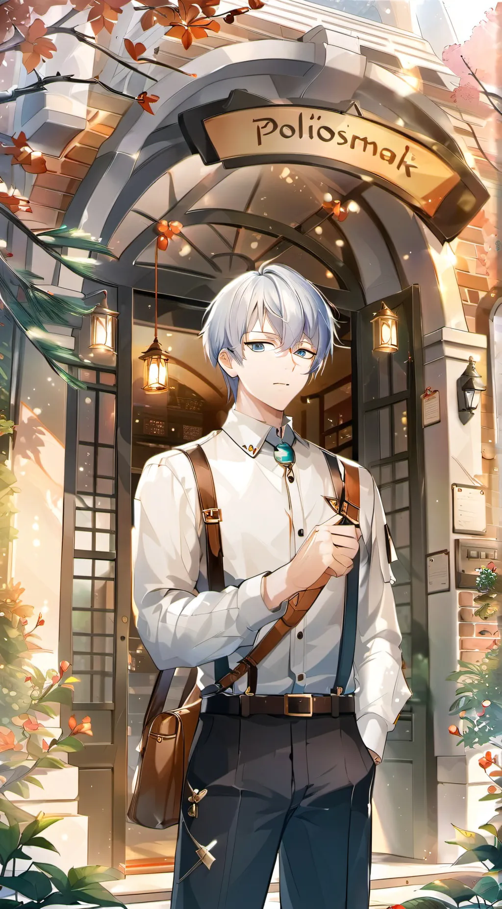 ai character: Leo background