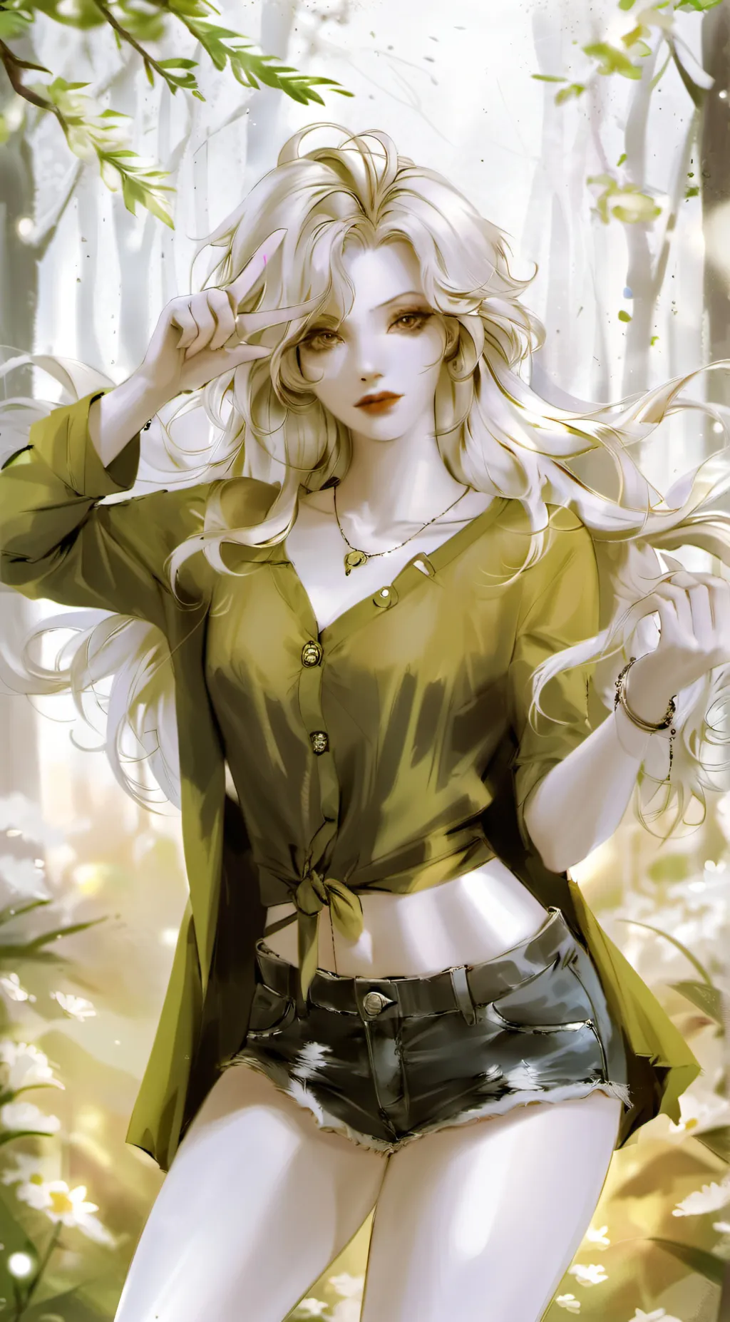 ai character: Cindy Apple  background