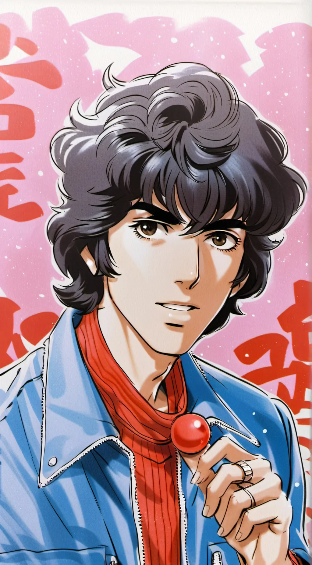 ai character: George Harrison background