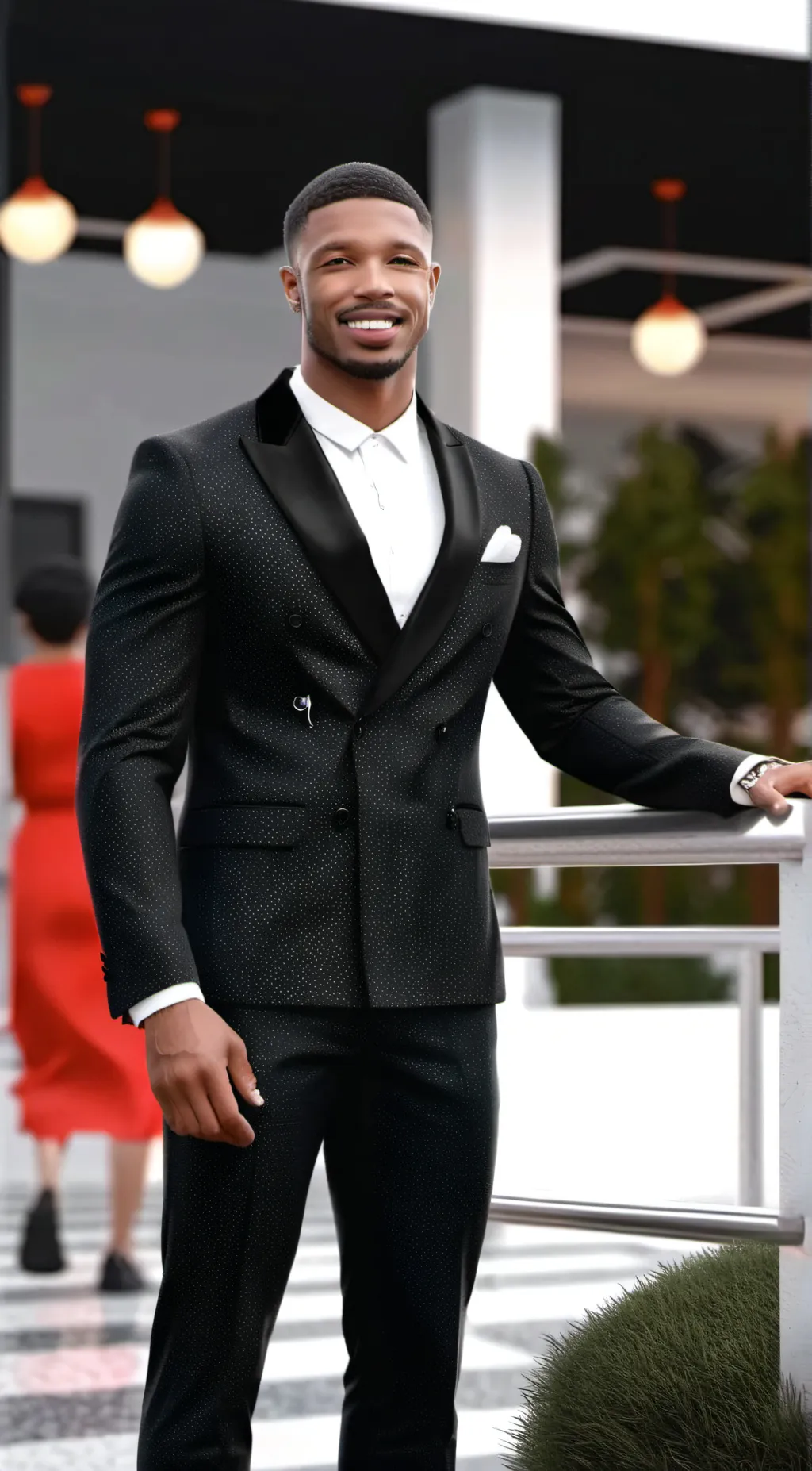 ai character: michael b jordan background