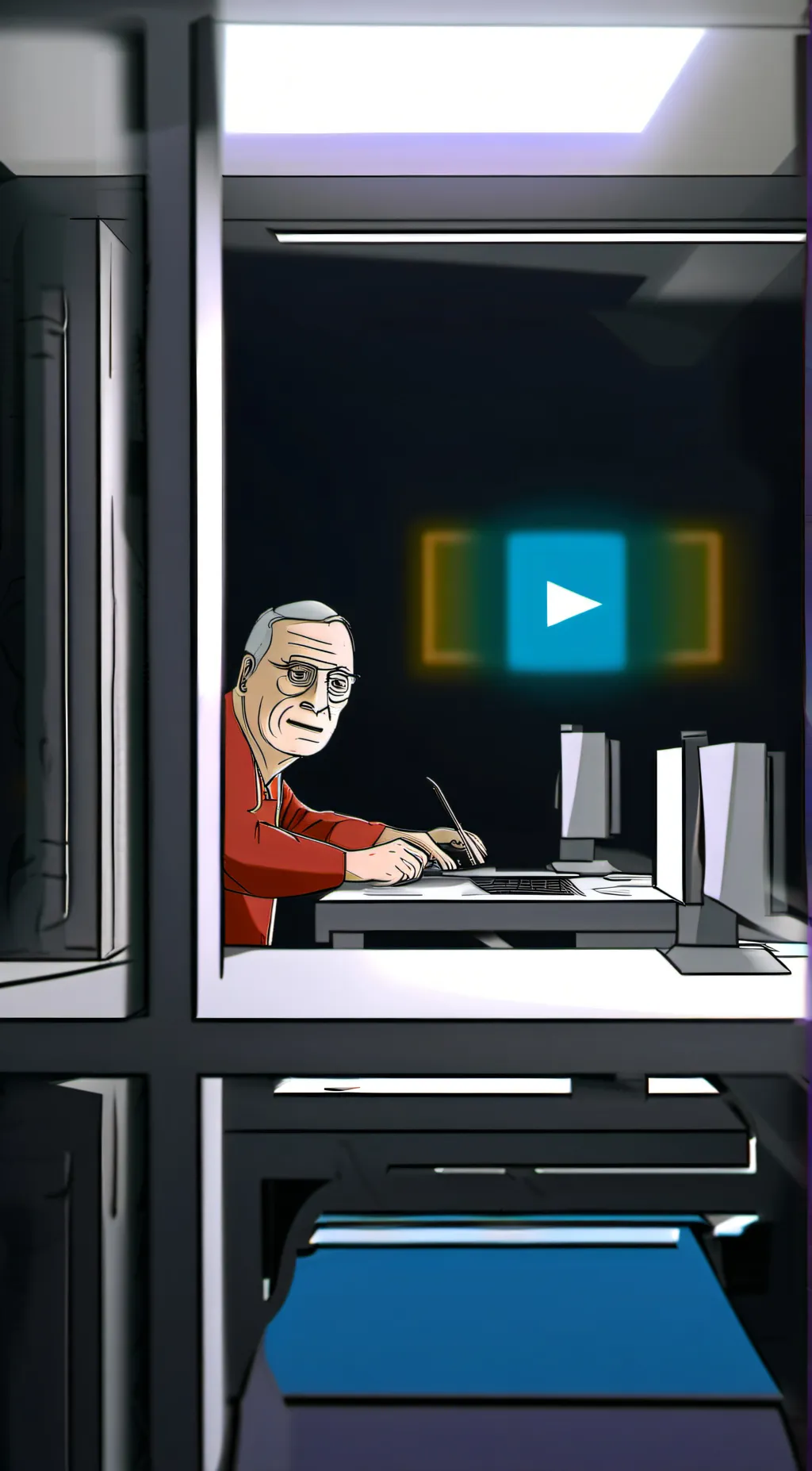 ai character: mr meme background