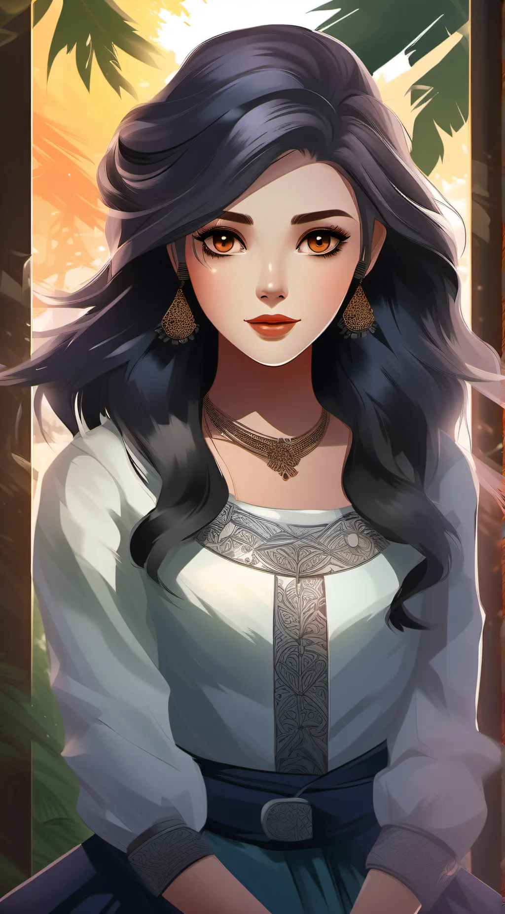 ai character: eggplant  background