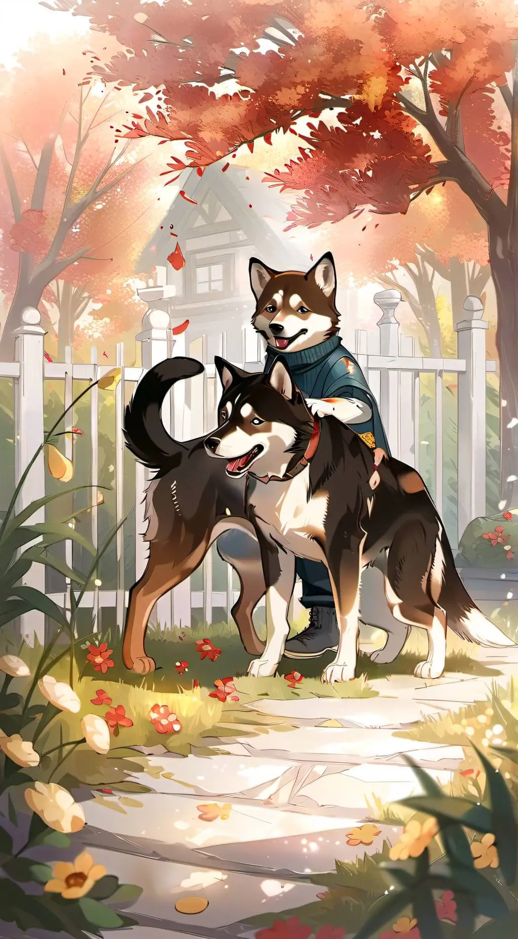 ai character: Pup pack background