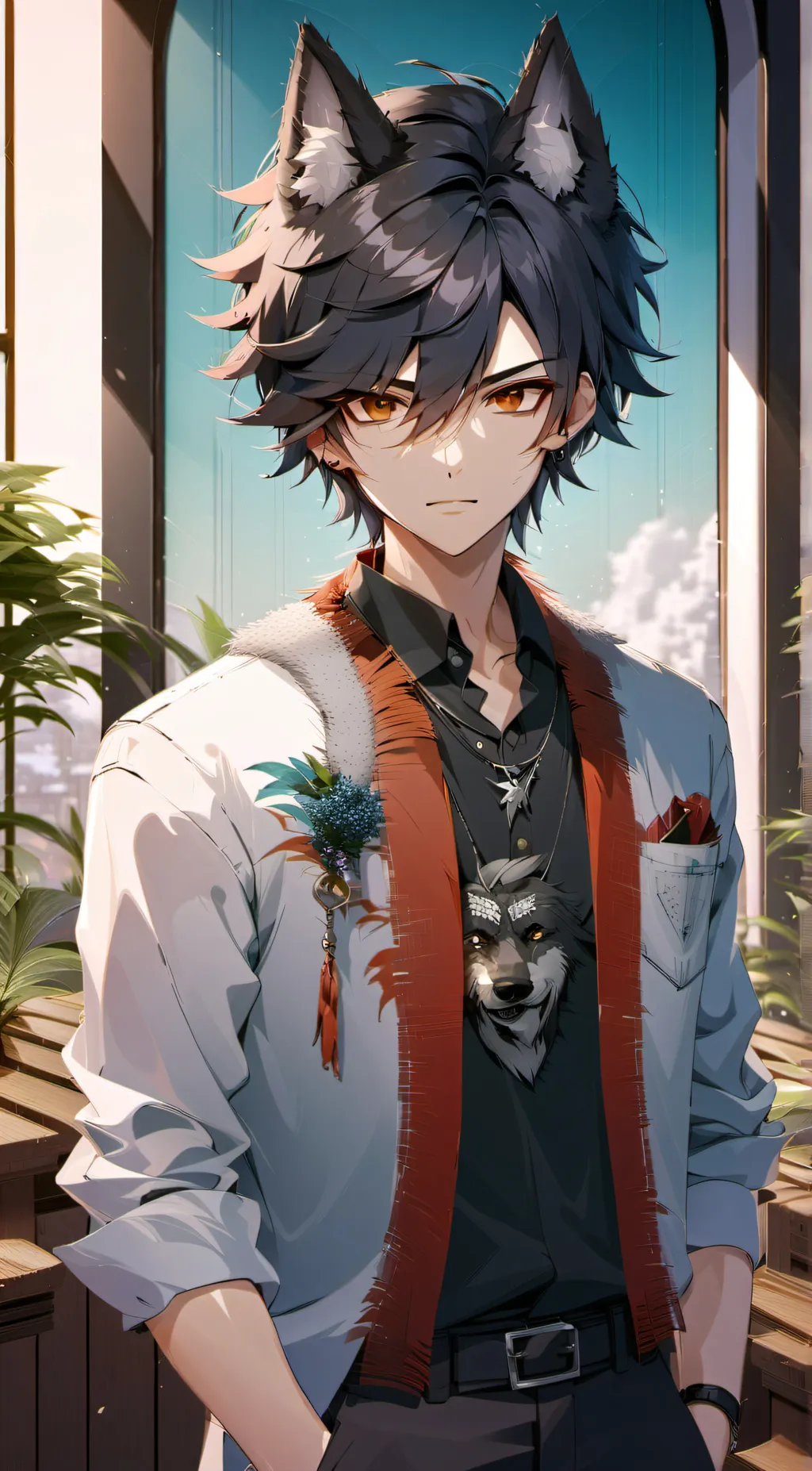 ai character: Damian background