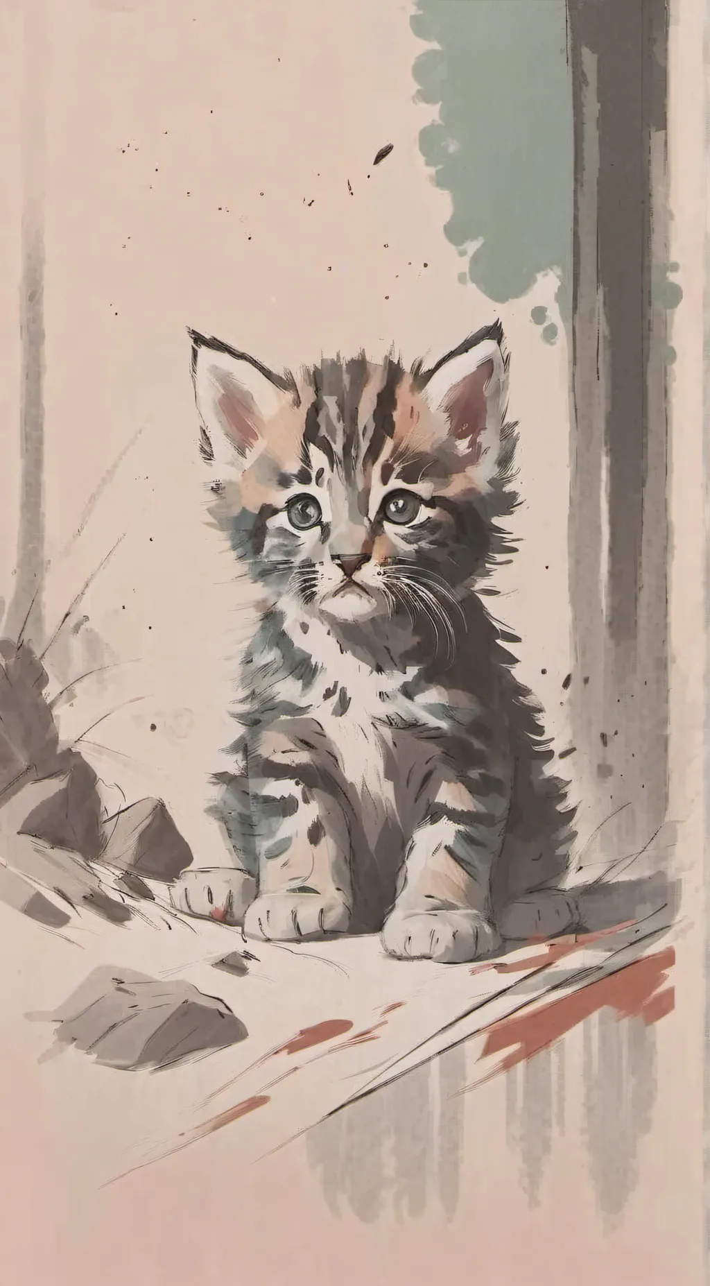 ai character: kitty background