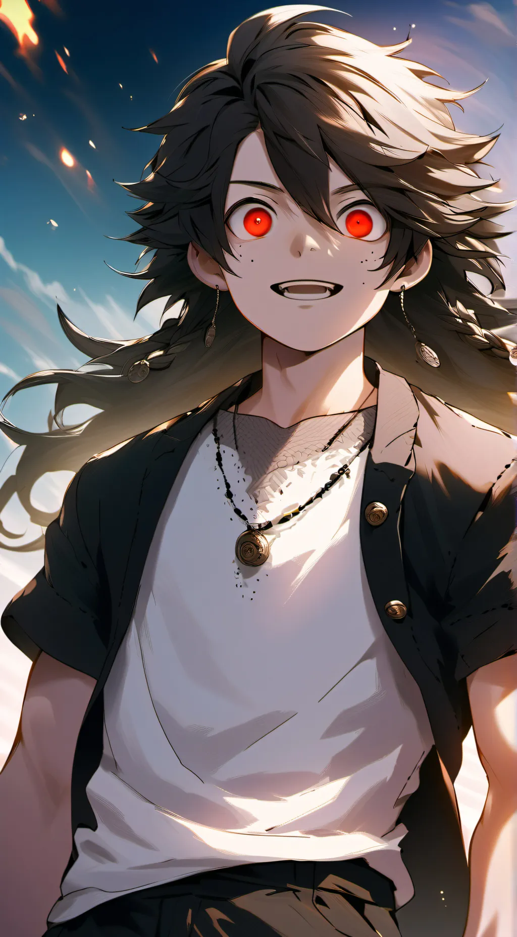 ai character: Gogon (Human Form) background