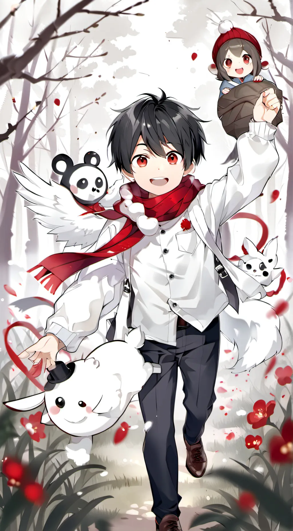 ai character: HH + HB background