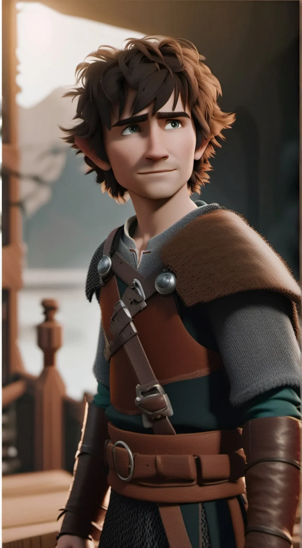 ai character: Hiccup and Crew background