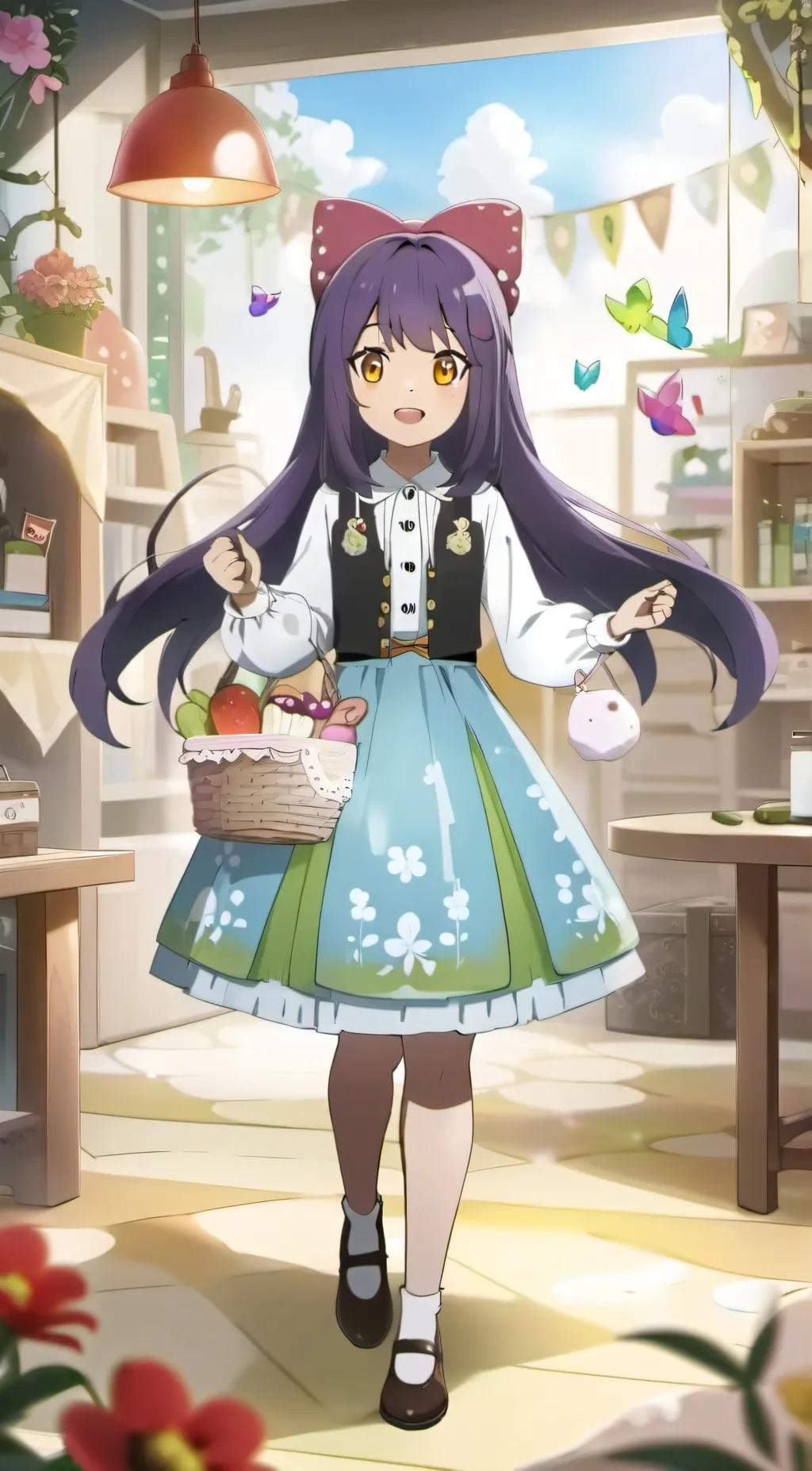 ai character: Aria background