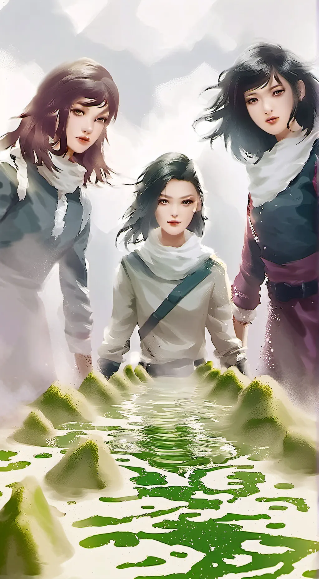 ai character: the alien girls background