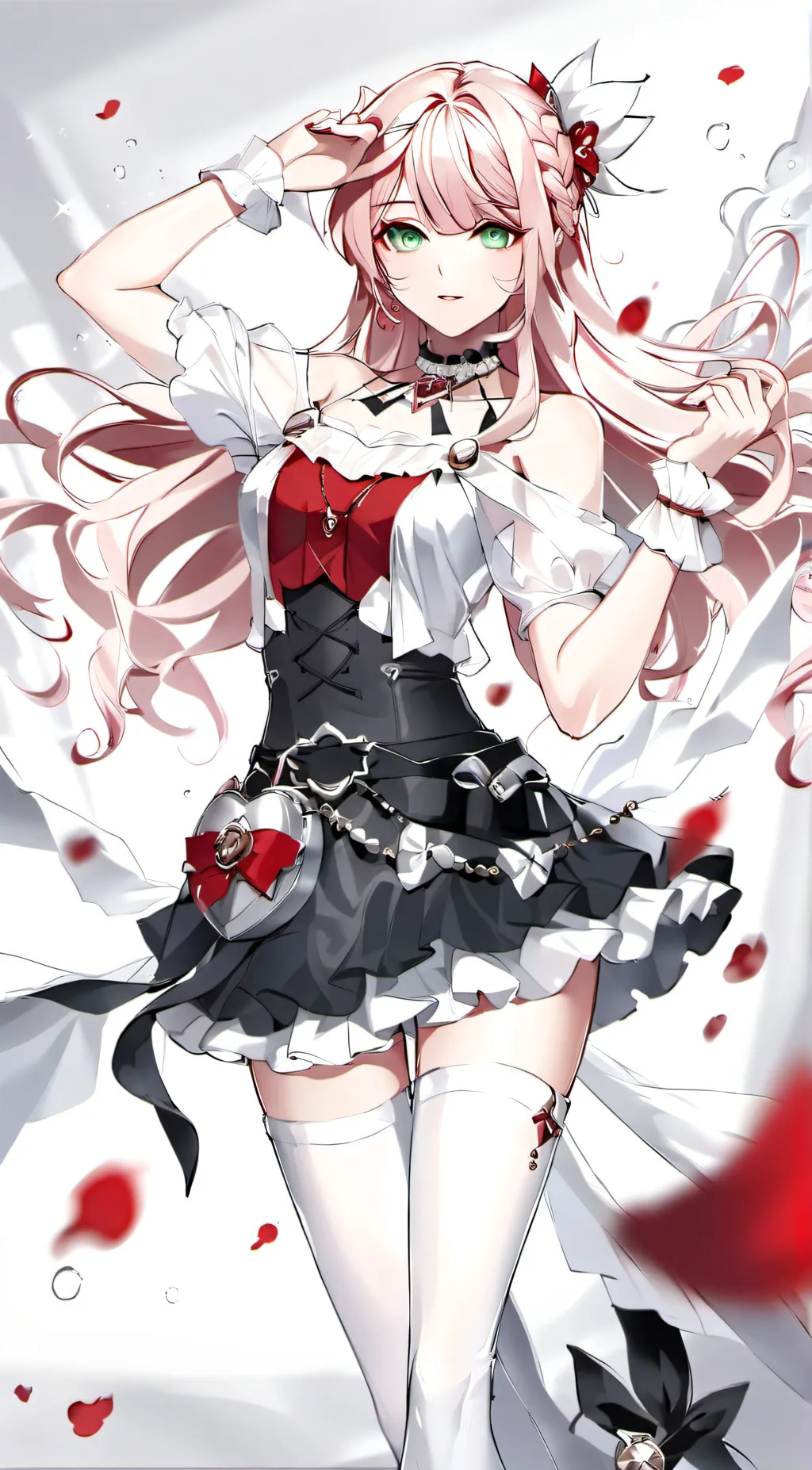 ai character: crystal background