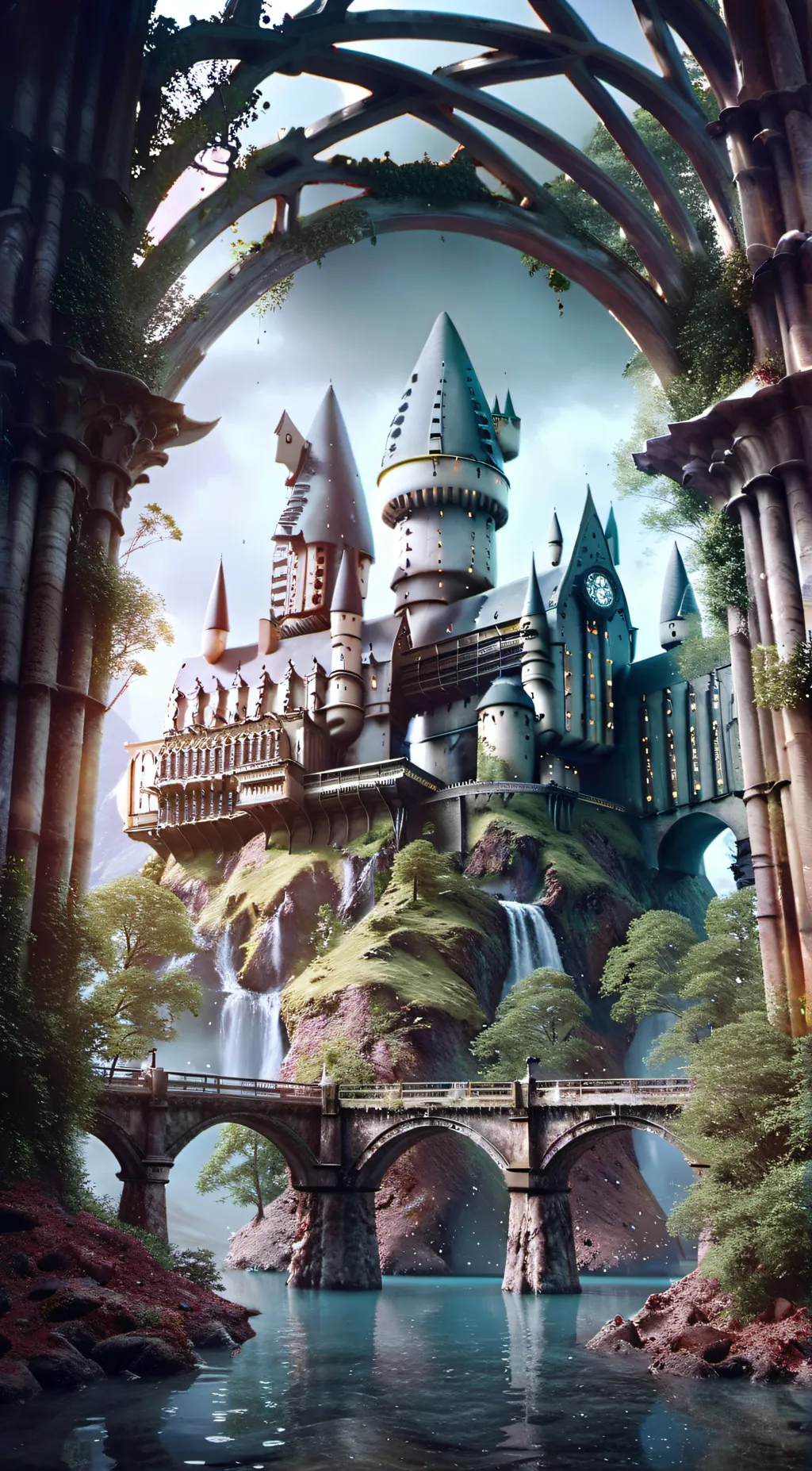 ai character: Hogwarts background