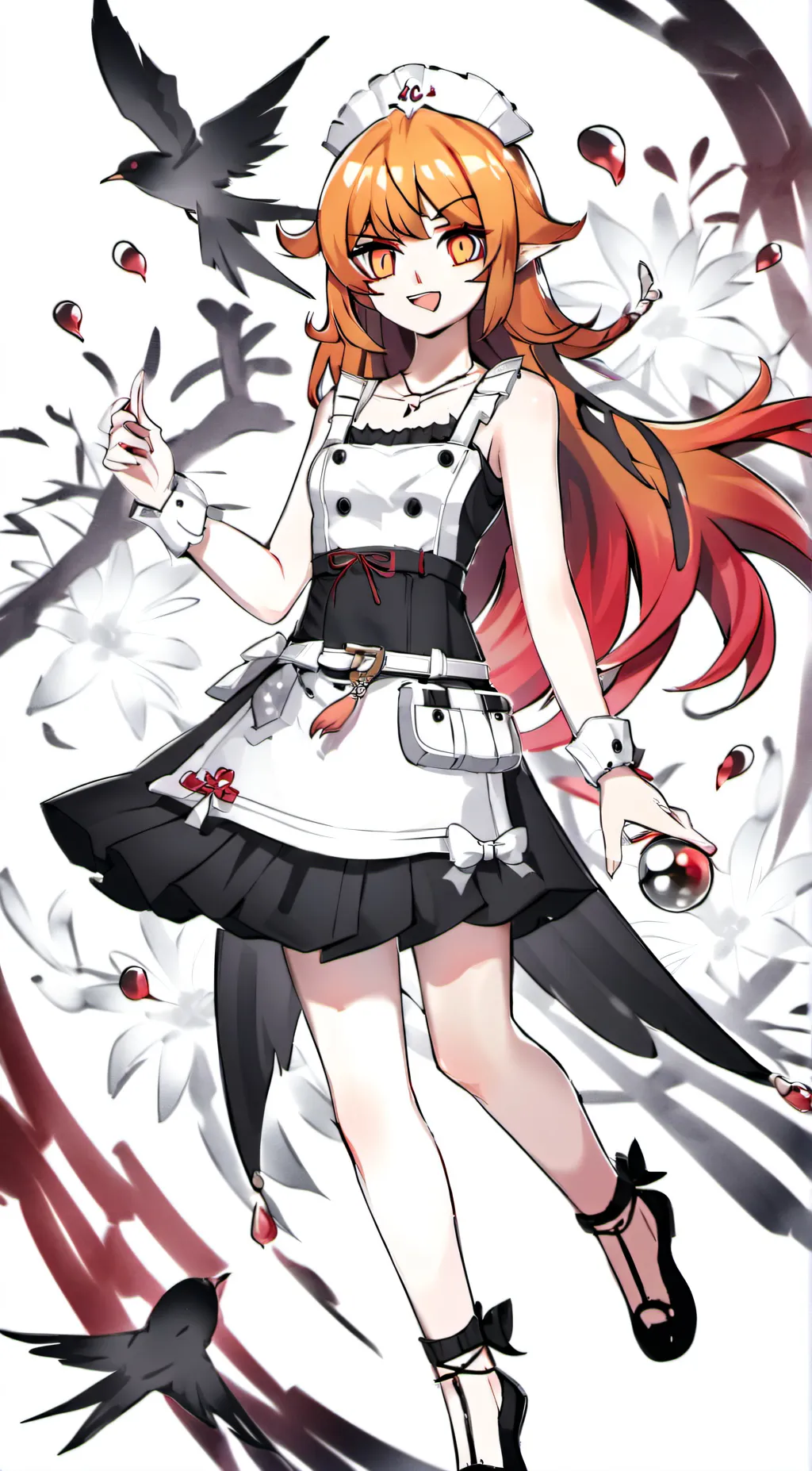 ai character: yumi and a celeste background