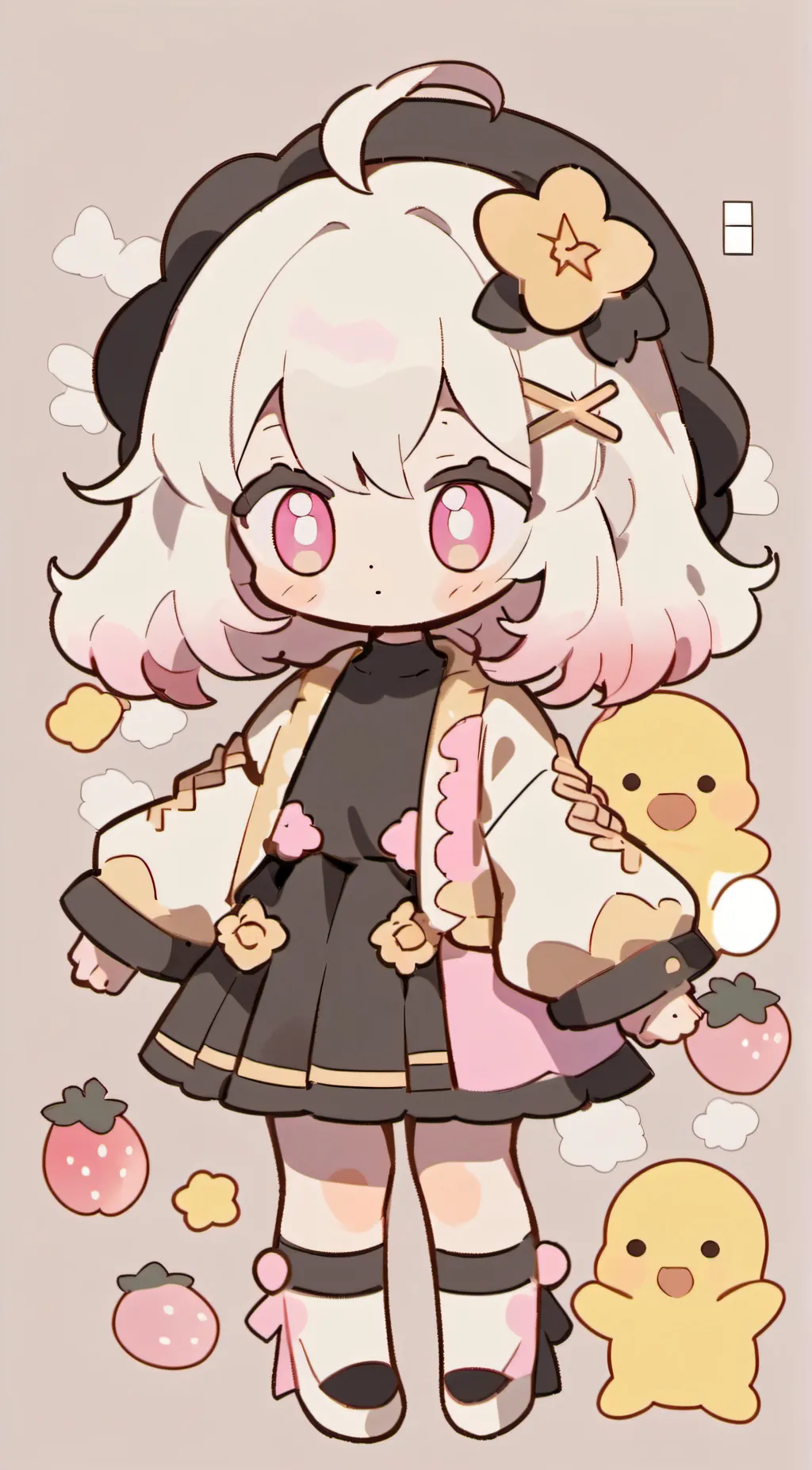 ai character: Nezuko baby background