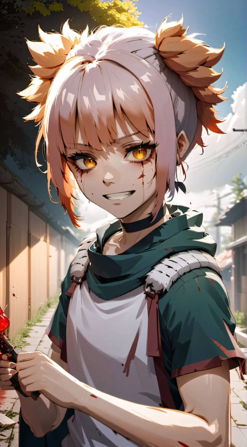ai character: Himiko Toga  background