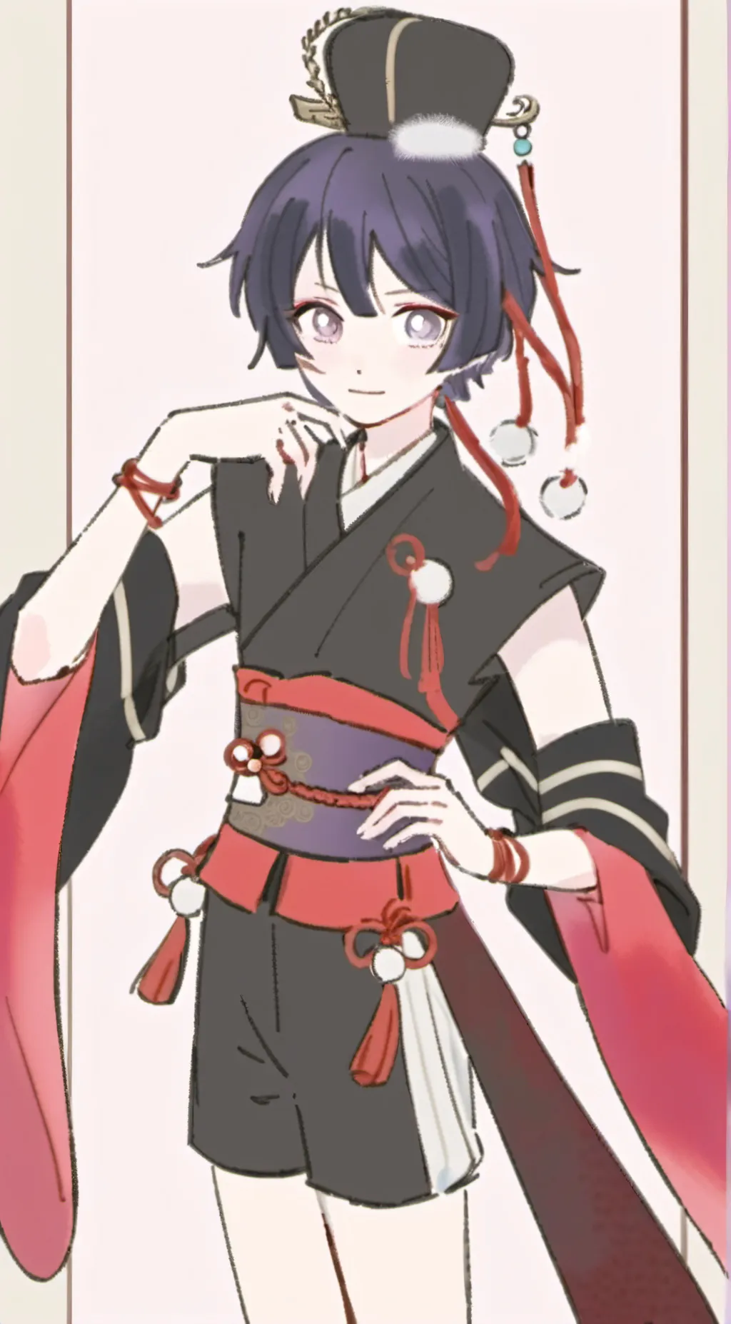 ai character: scaramouche  background