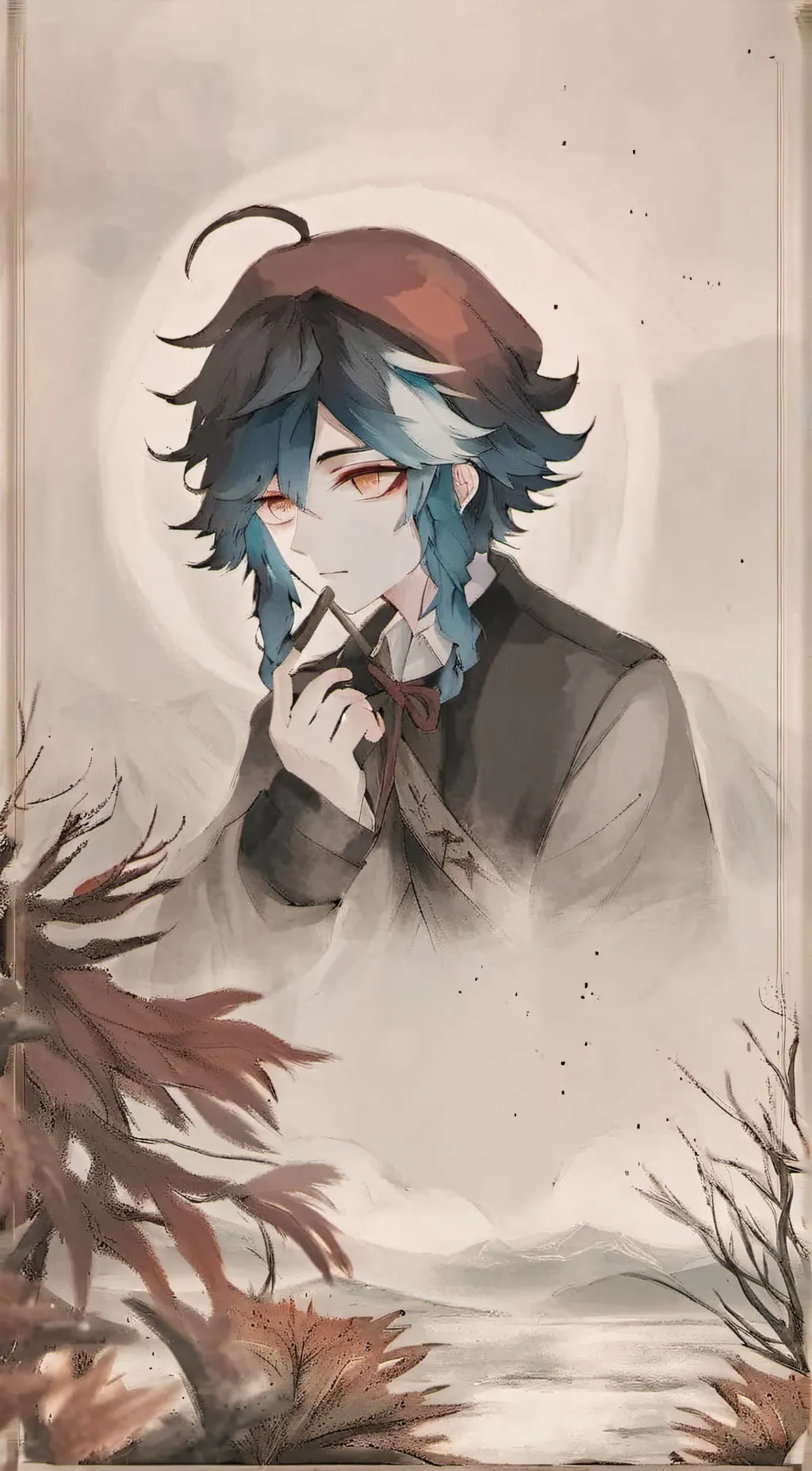 ai character: •{Venti}• background