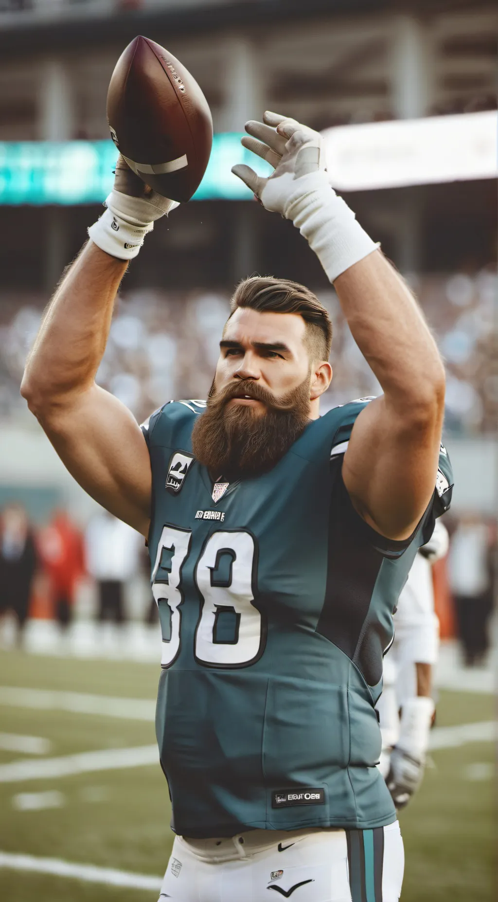 ai character: Jason Kelce background
