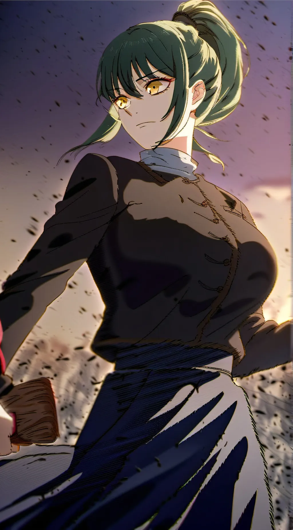 ai character: maki zenin background