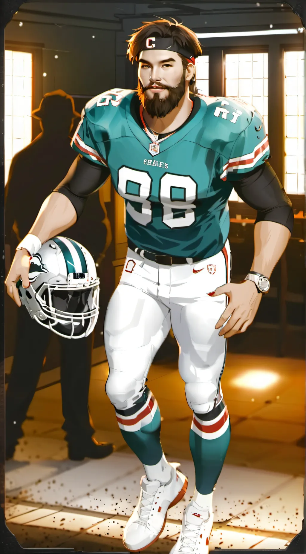 ai character: Jaosn Kelce background