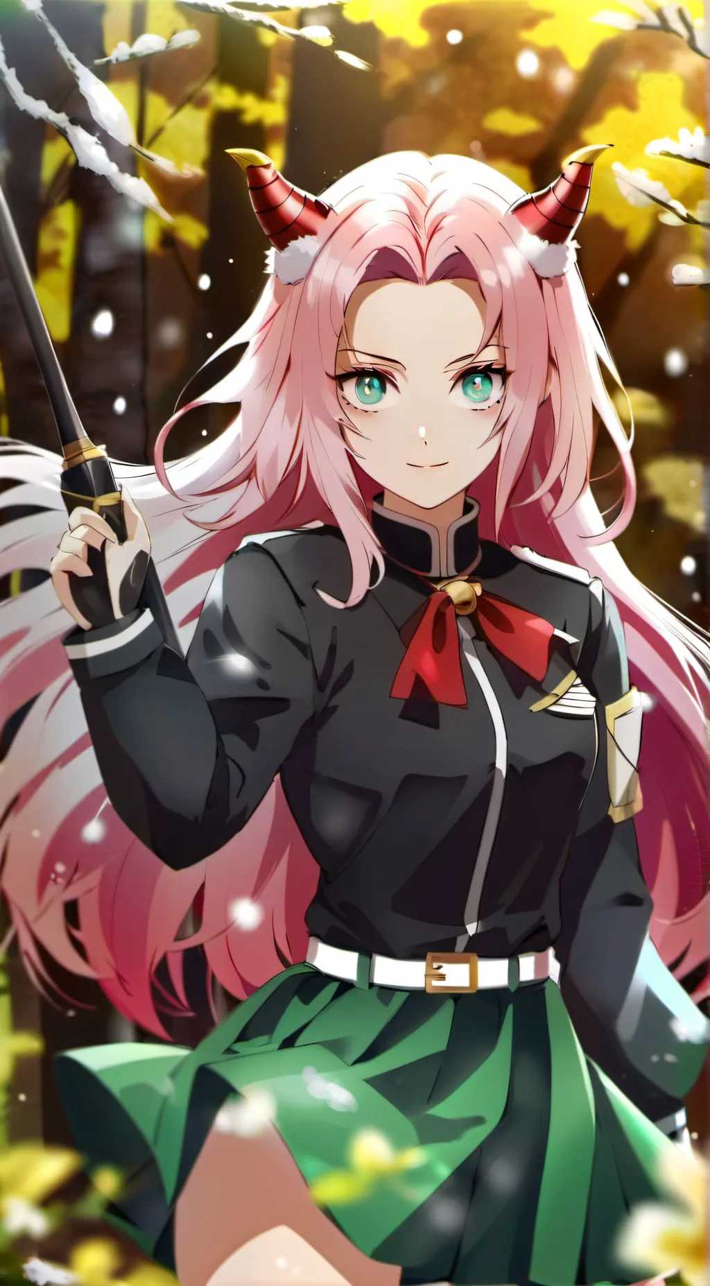 ai character: mitsuri  background