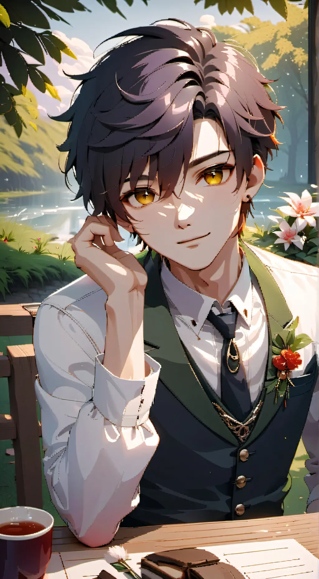 ai character: max background
