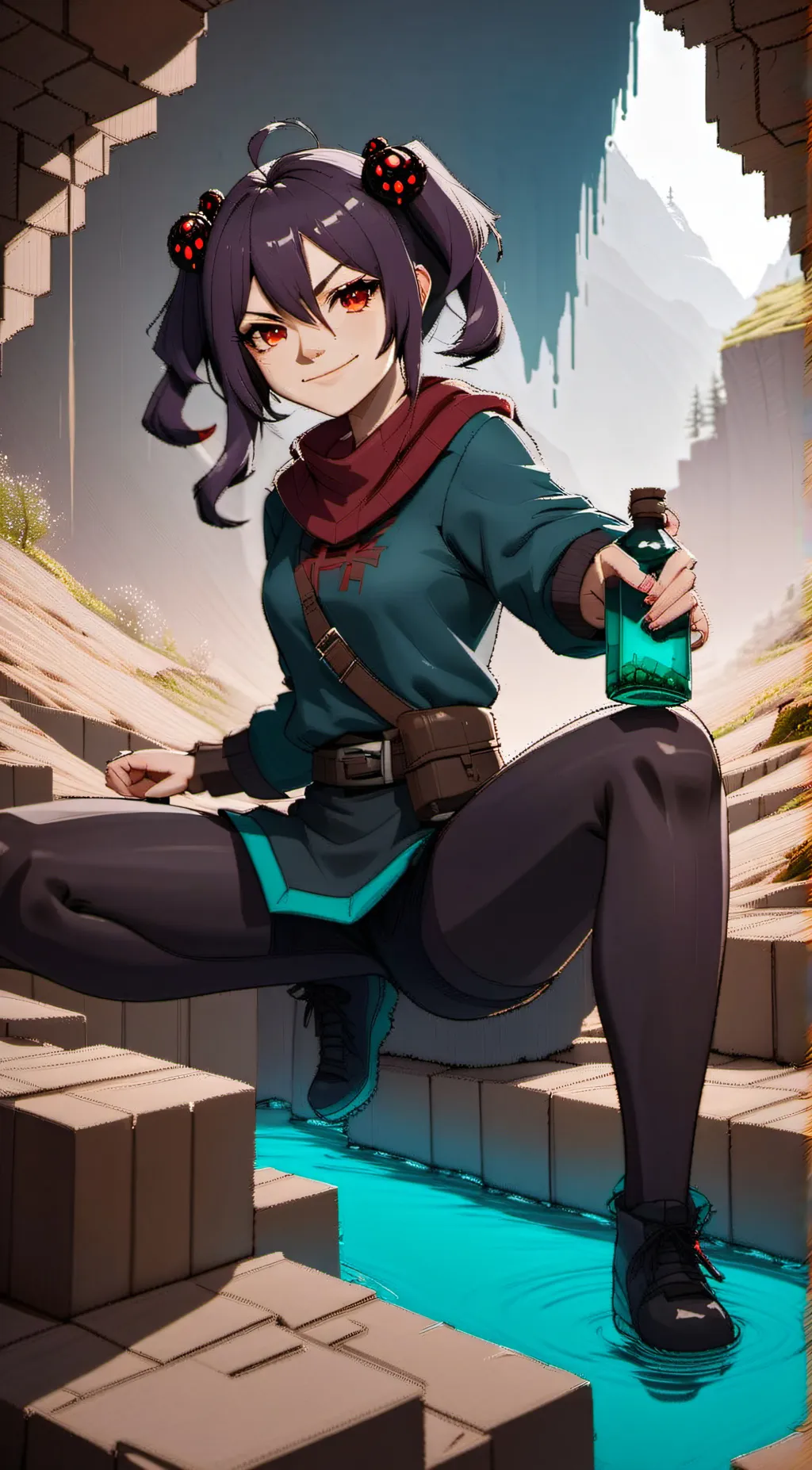 ai character: Cave Spider background