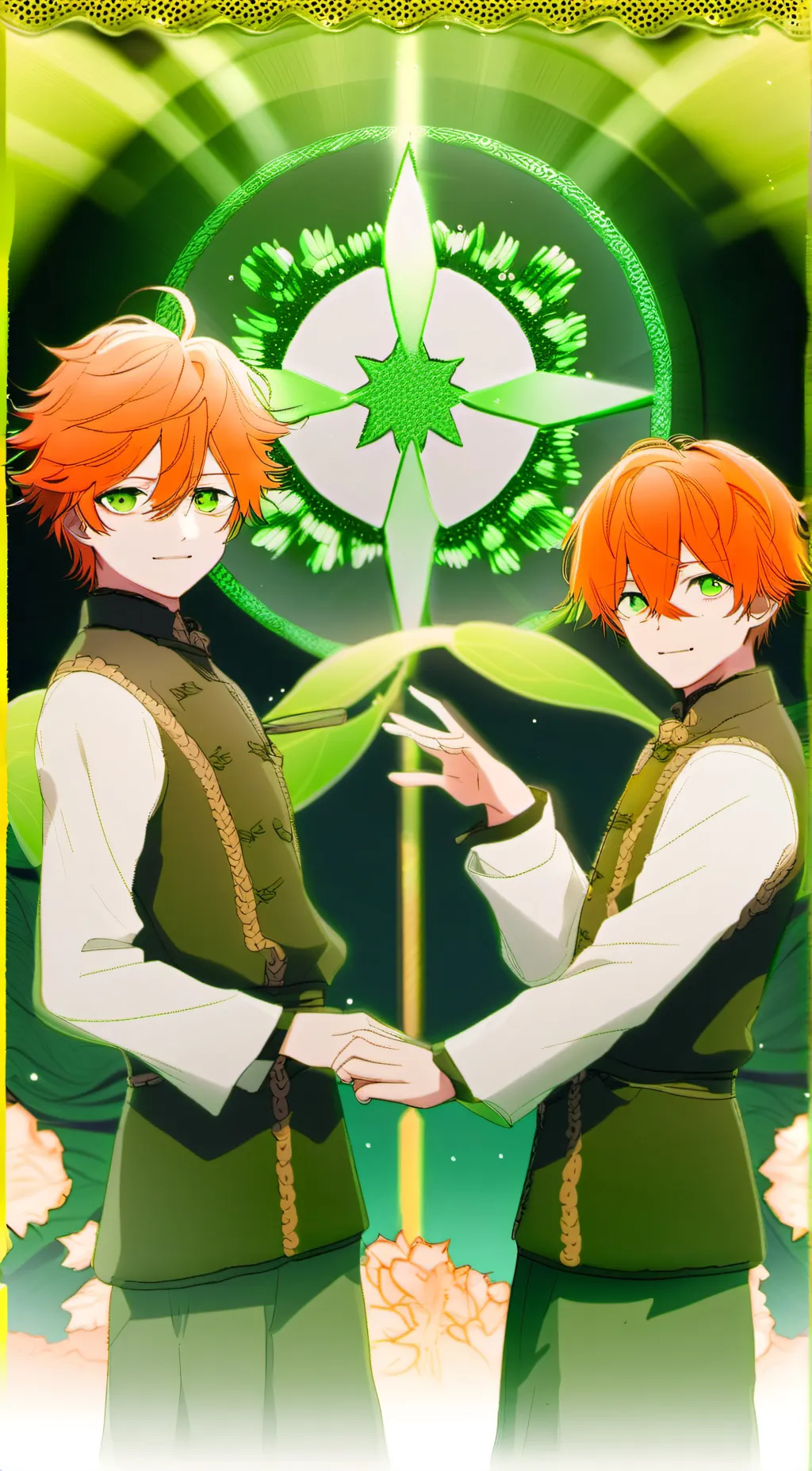 ai character: Hunter and calum background