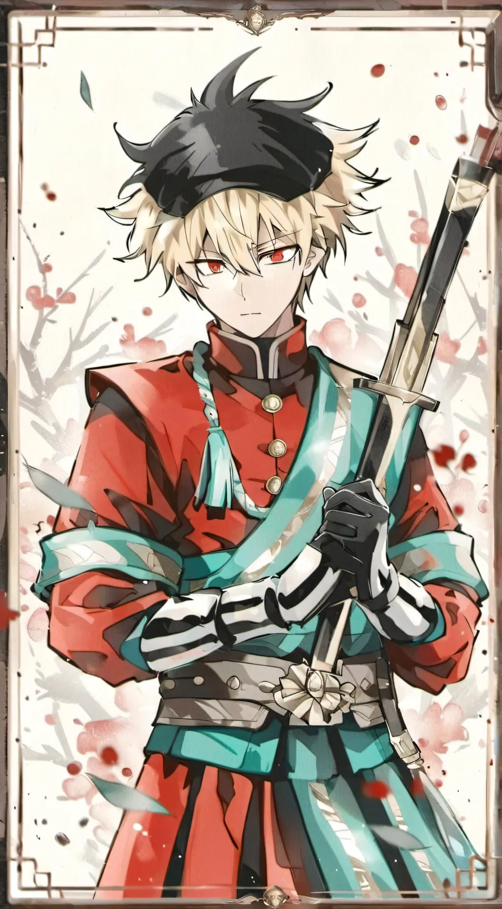 ai character: Bakugo  background