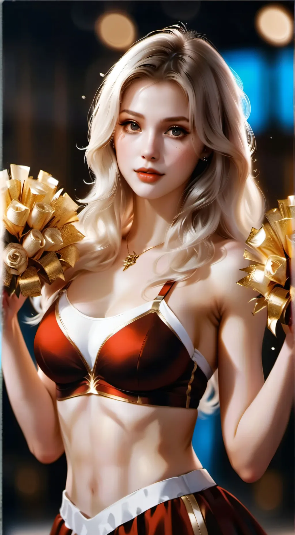 ai character: Rude Cheerleader background