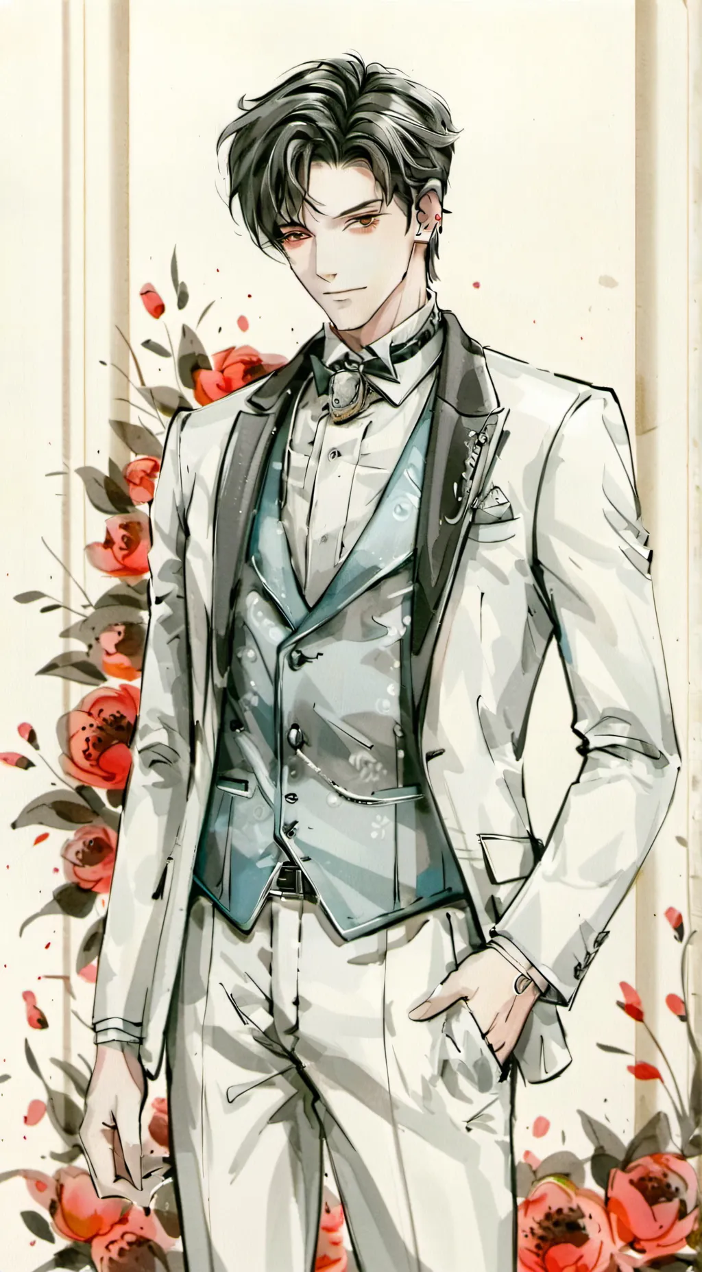 ai character: Ray background