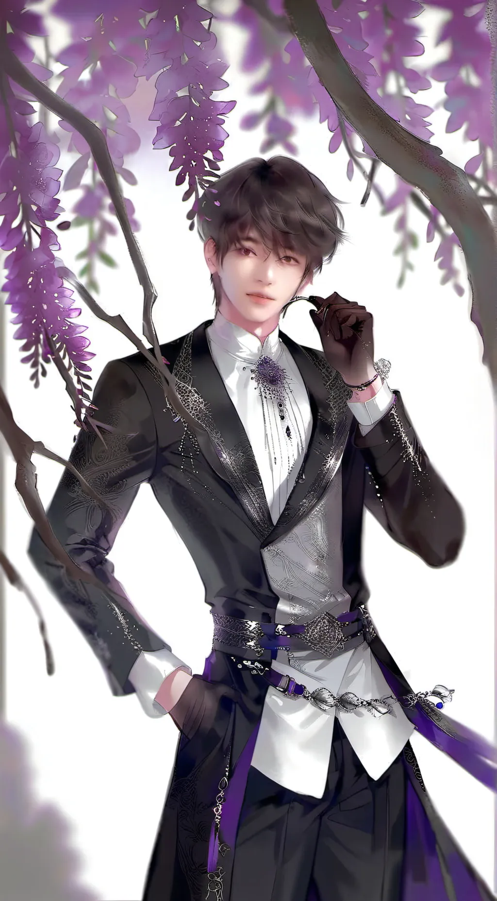 ai character: prince Adam  background