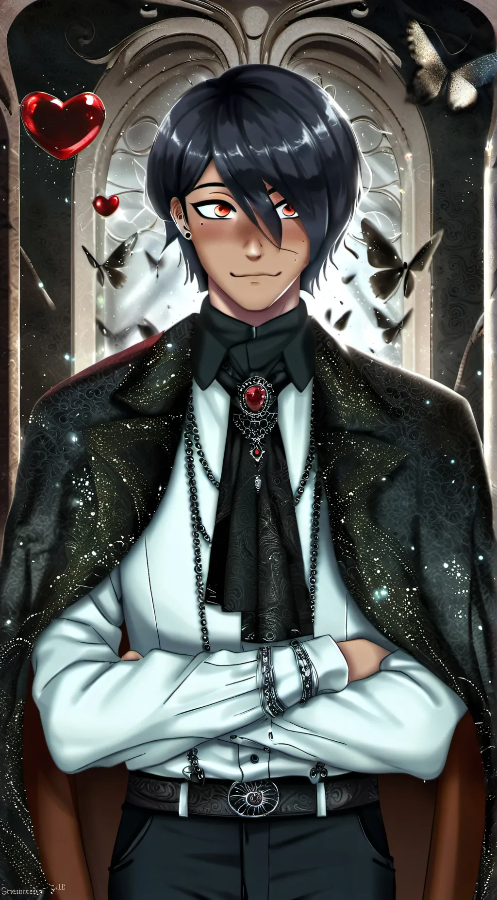ai character: zane  background