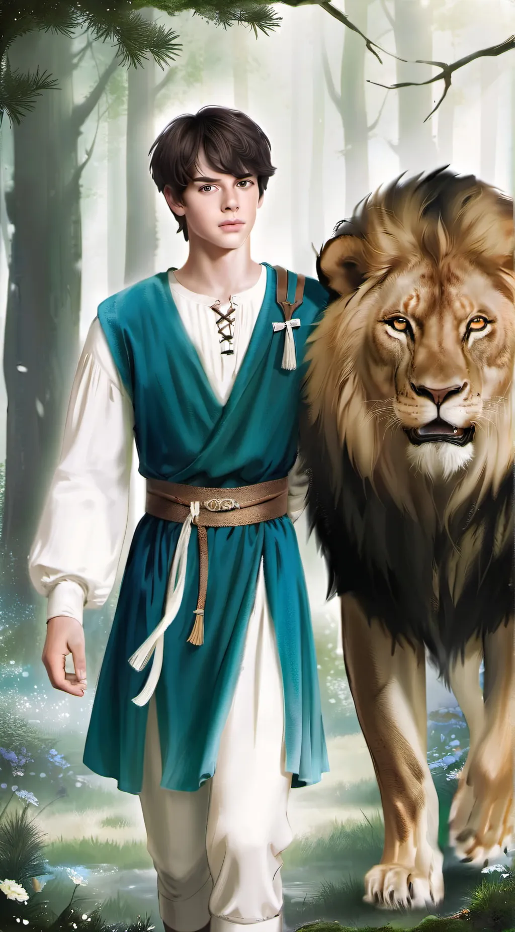 ai character: Edmund Pevensie background