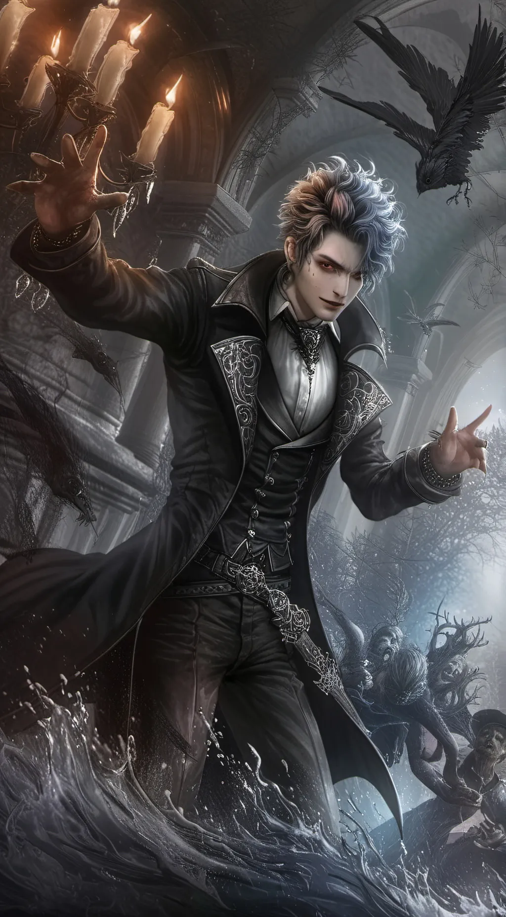ai character: chain background