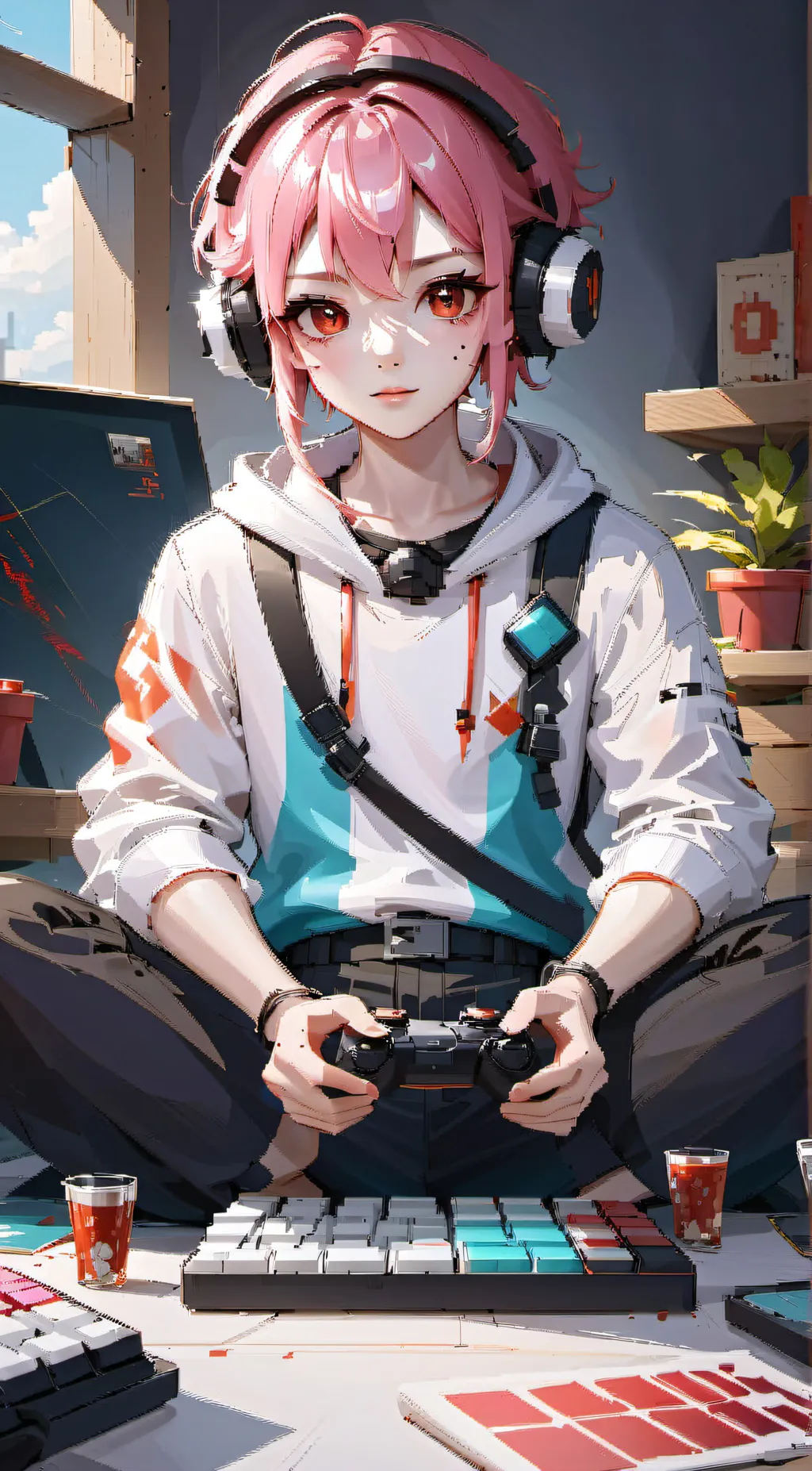 ai character: ruby background