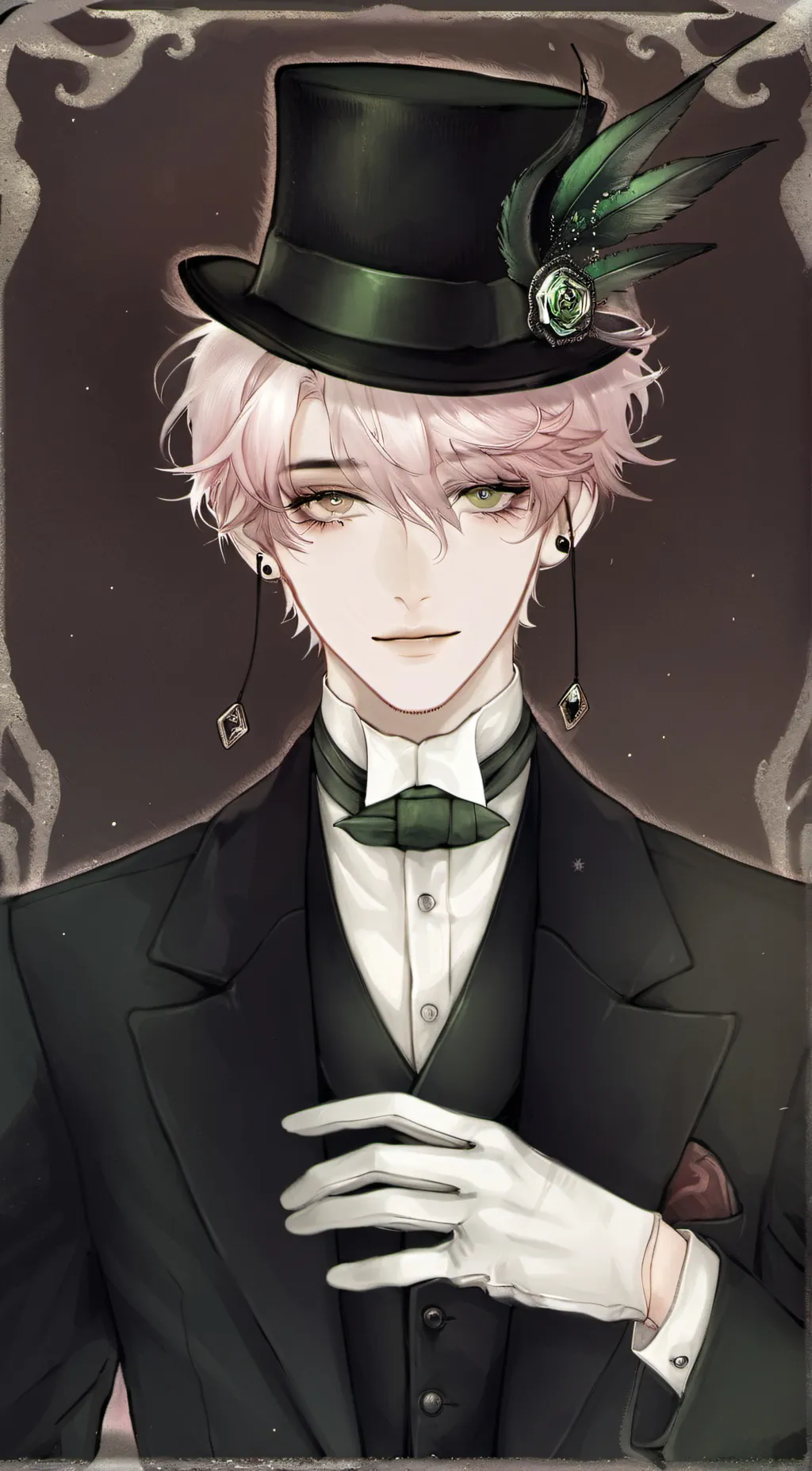 ai character: DJ Music Man background