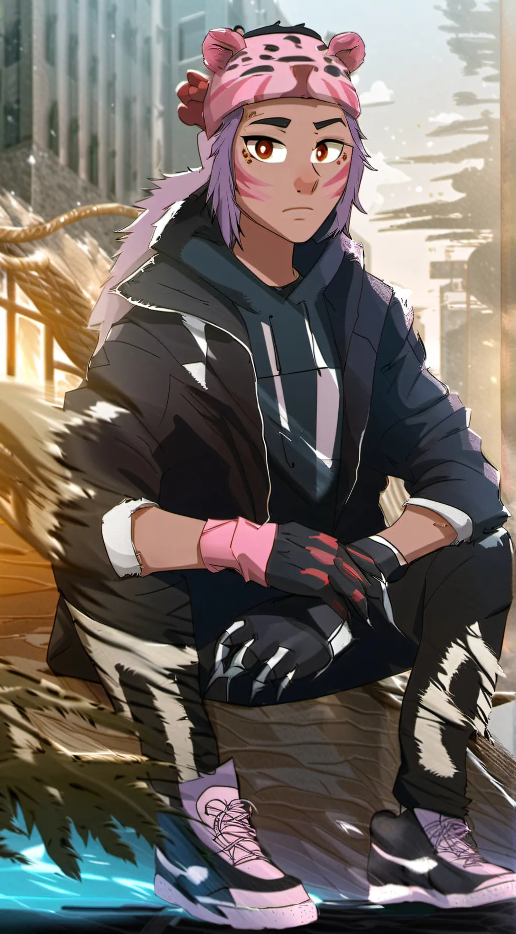 ai character: Kipo🐆 background