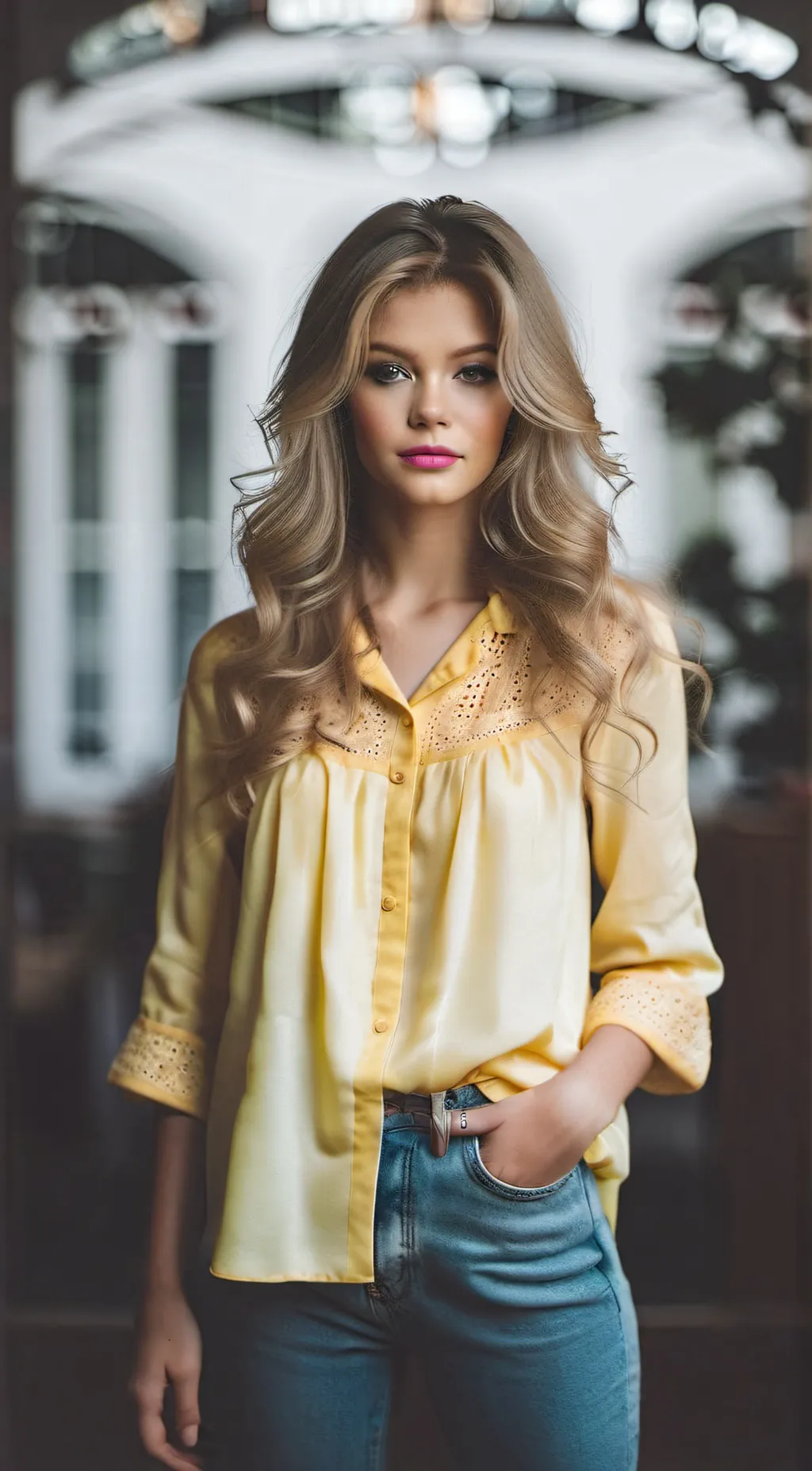 ai character: Allison  background