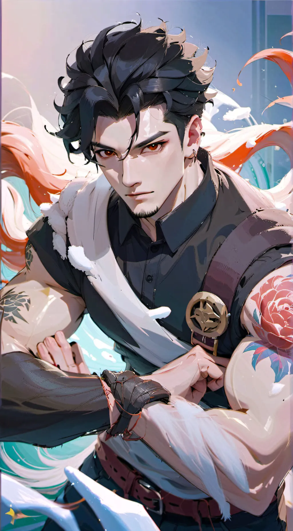 ai character: :|•Skull•|: background