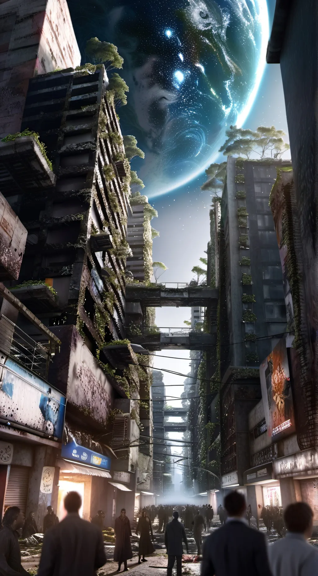 ai character: Cyber world background