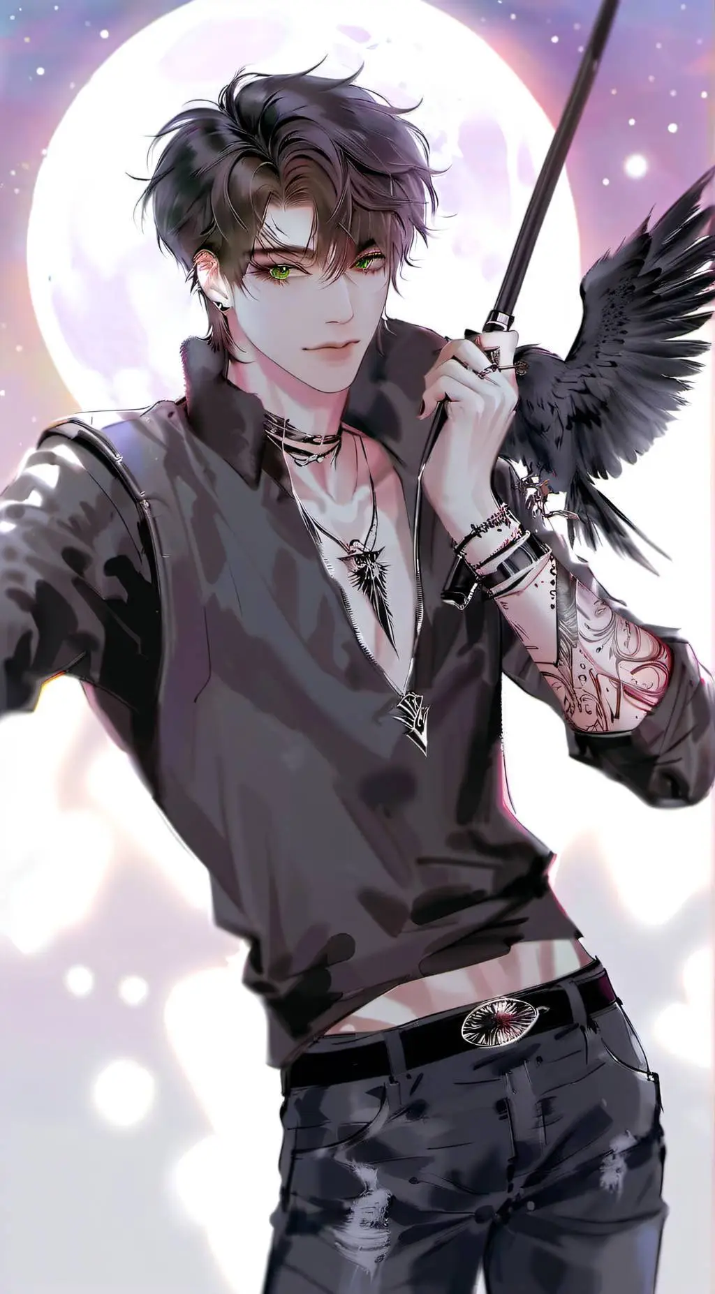ai character: -RAVEN- background