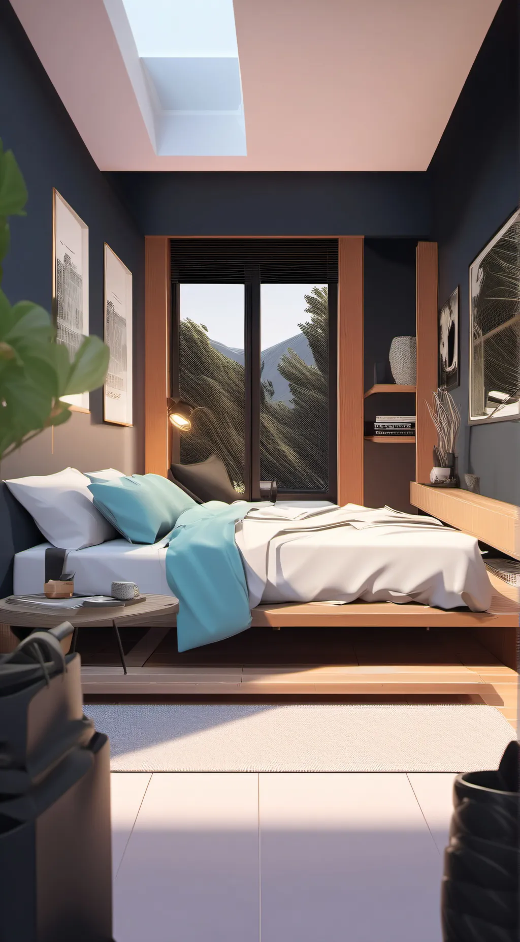 ai character: MFM in your house  background